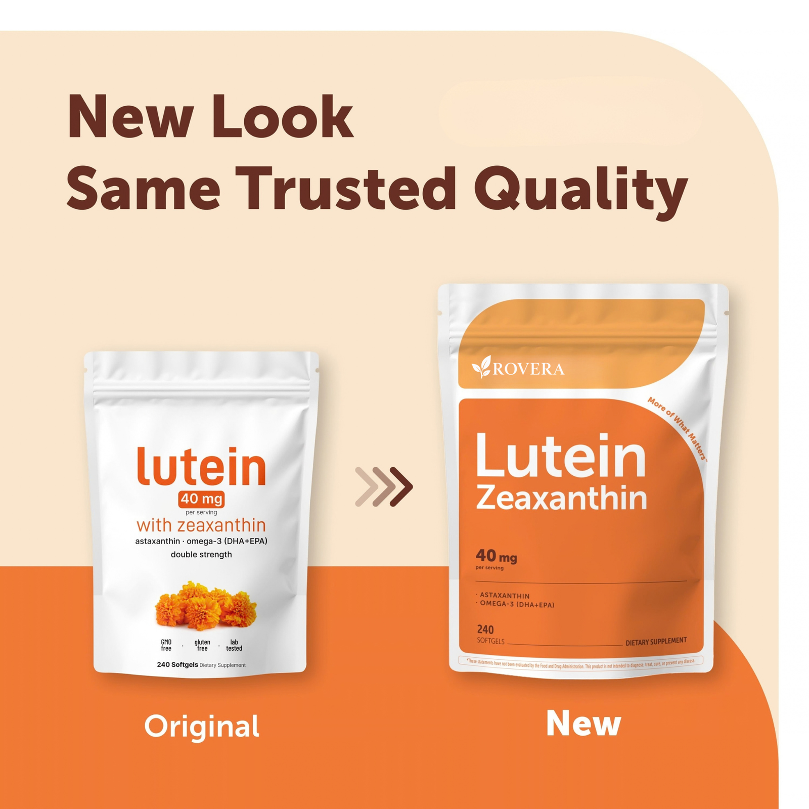 Rovera Lutein & Zeaxanthin Softgels